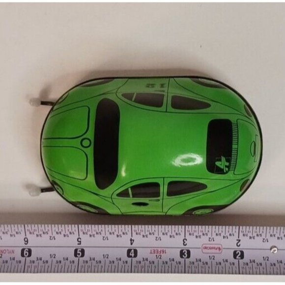 Kovap Volkswagon Beetle Wind Up (Not Working) VW Bug 1200 Green Czech Republic - Picture 9 of 9